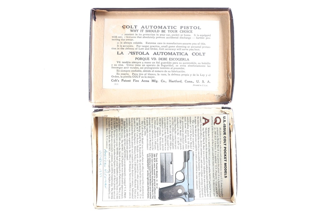 42023 Colt 1903 Pocket Hammerless Pistol .32 ACP